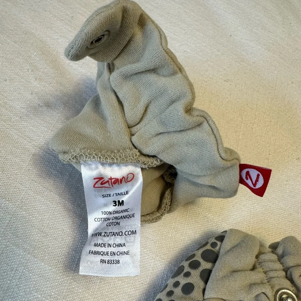 Zutano & Burt’s Bees | NWOT Newborn Raccoon and Fox Sleep Bundle